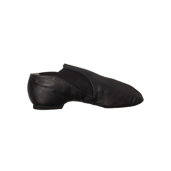 Bloch Dance Men's Elasta Bootie Leather and Elastic Split Sole Jazz Shoe Black 3 - Picture 10 of 12
